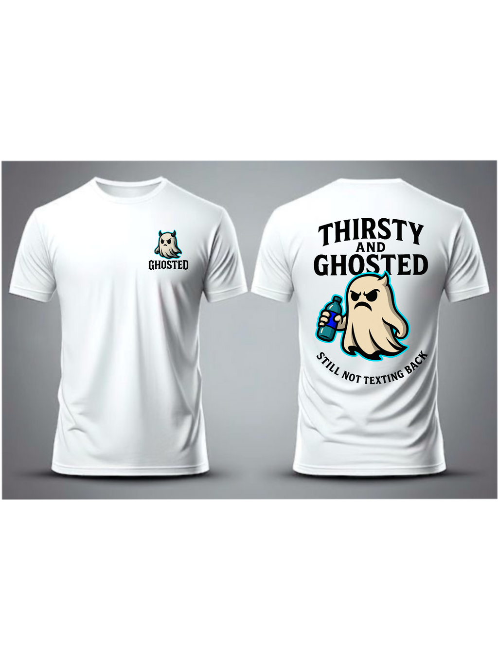 Thirsty – Ghost Tee (Drop 001)