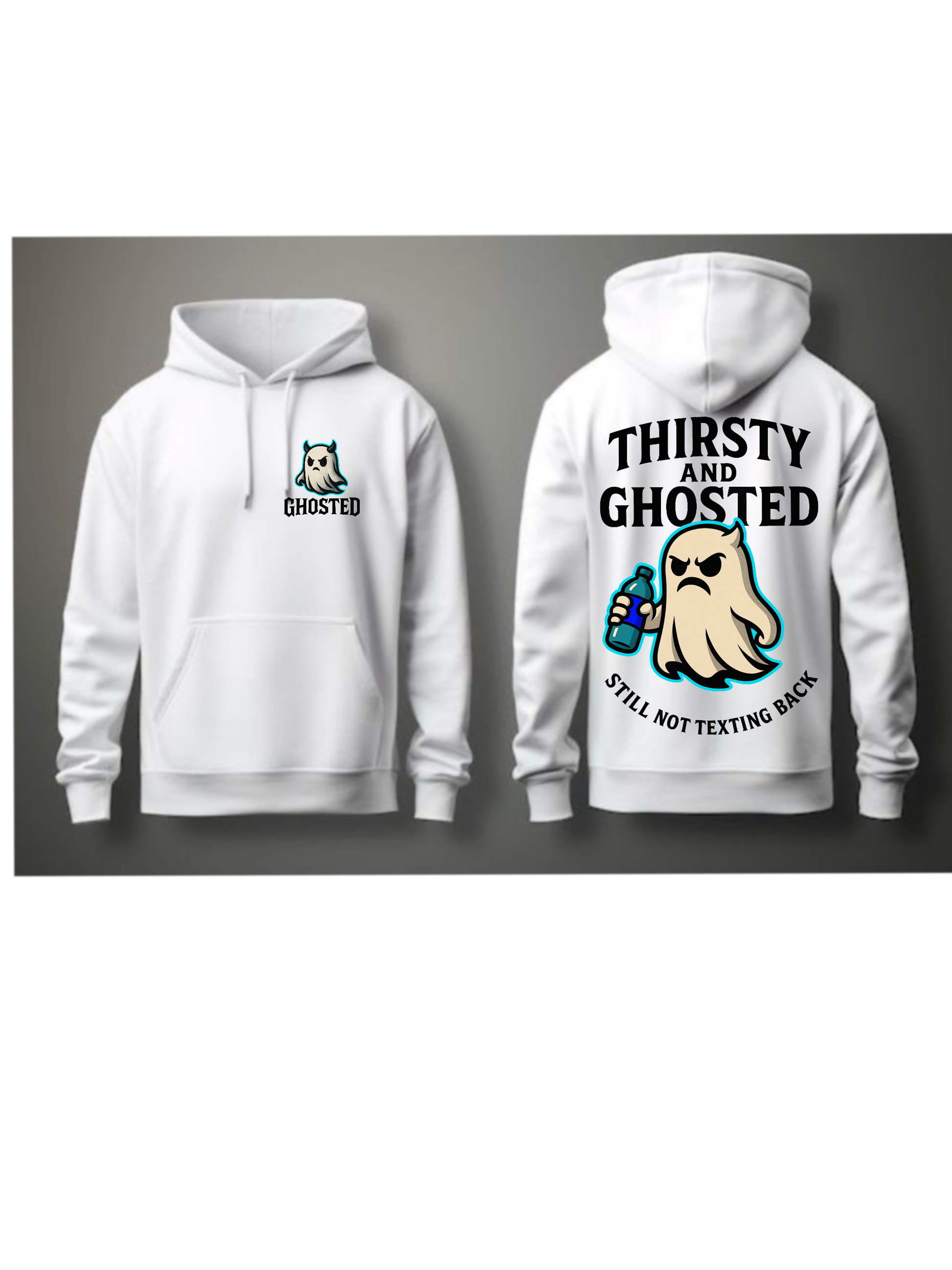 Thirsty – Ghost Hoodie (Drop 001)